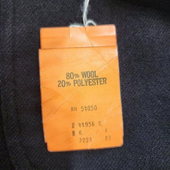 Vintage EJE Wool blend Black Blazer Women's 6 - Picture 7 of 10